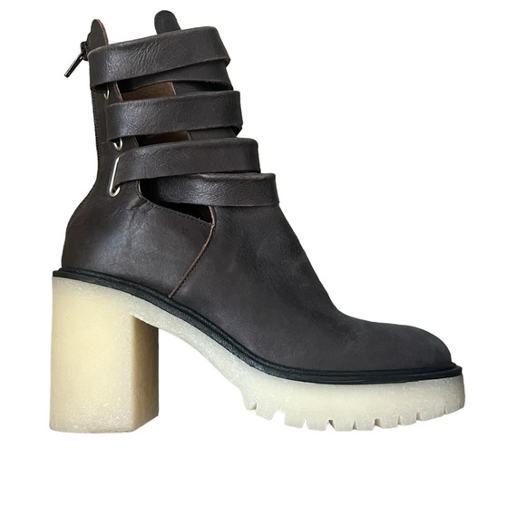 Free People Dark Brown Ankle Boots - Picture 4 of 14
